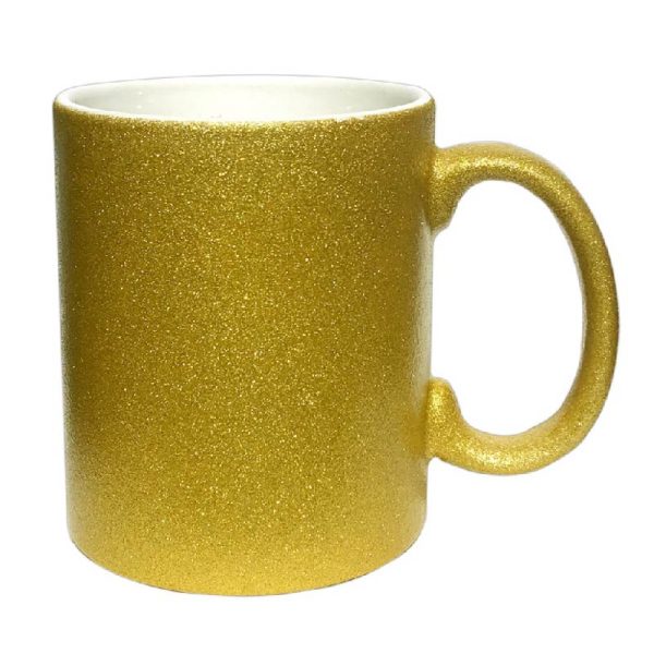 Cana aurie cu sclipici personalizata