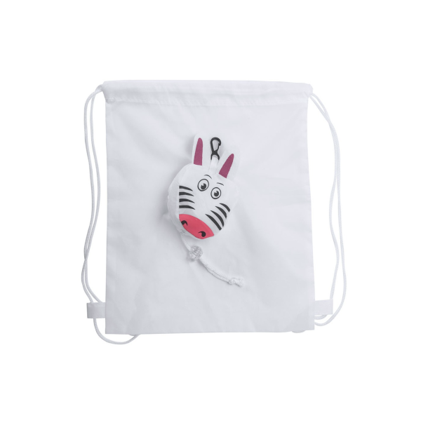 Sac cu zebra,  pentru Gradi,  personalizat cu numele copilului - imagine 2