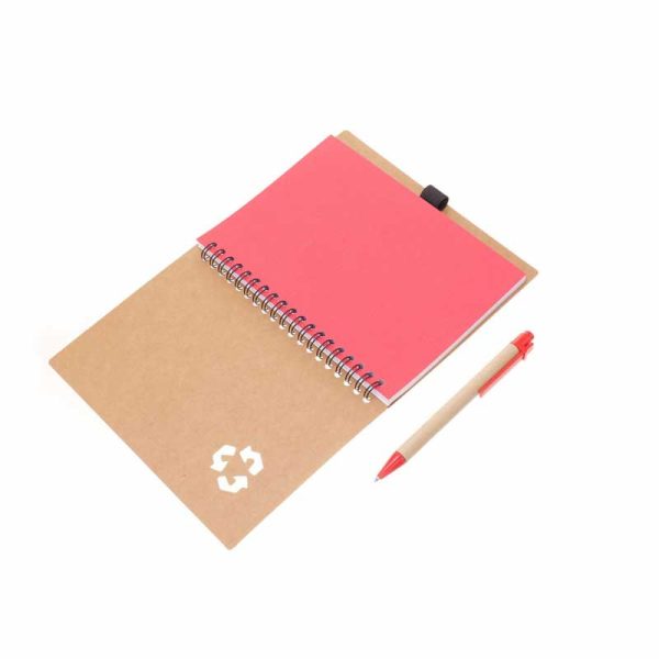 Agendă Eco  cu Spiră, din Carton Reciclat & Pix Inclus - imagine 7