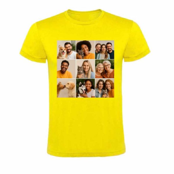Tricou „Cei mai buni prieteni” – personalizat cu un  colaj de 9 fotografii - imagine 9