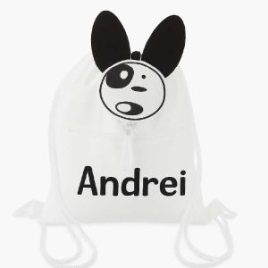 sac pentru gradinita personalizat cu numele copilului