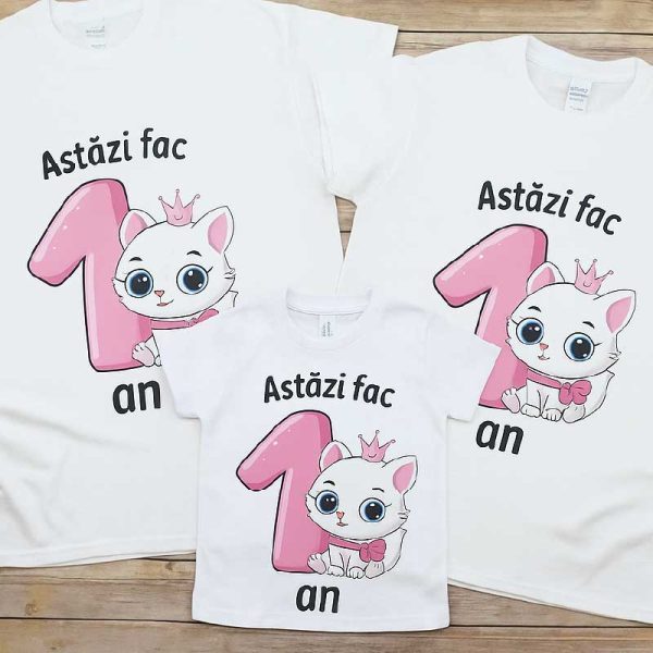 Set tricouri aniversare "Astazi fac ... an(i)" - imagine 5