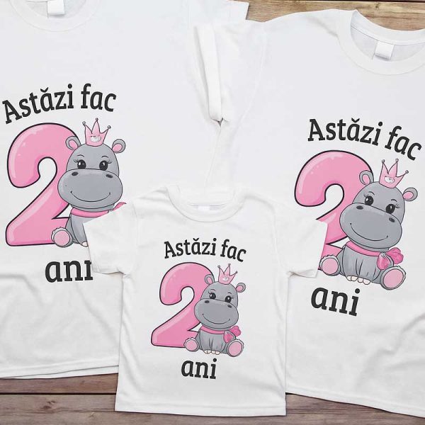Set tricouri aniversare "Astazi fac ... an(i)" - imagine 3