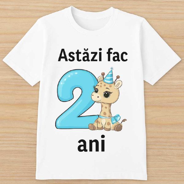 Set tricouri aniversare "Astazi fac ... an(i)" - imagine 2
