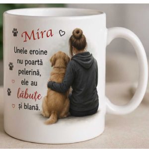 Cana personalizata "Nu pot salva lumea..."  cu nume