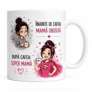 Cană personalizata - Super Mama