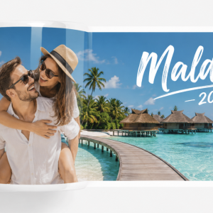 Cana personalizata cu poza panoramica si mesaj
