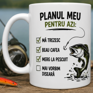 Cana pentru Pescari - Planul meu pentru azi...  personalizata cu nume