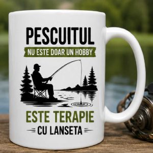 Cana pentru Pescari - Pesctul nu este doar un Hobby -   personalizata cu nume